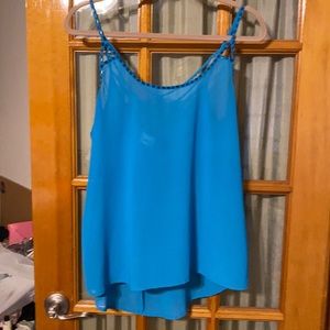 Dressy beaded tank top